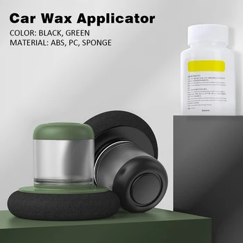 

Car Wax Applicator Press Type Handheld Ergonomic ABS Polishing Microfiber Sponge Universal Repair Portable Scratch Repairer