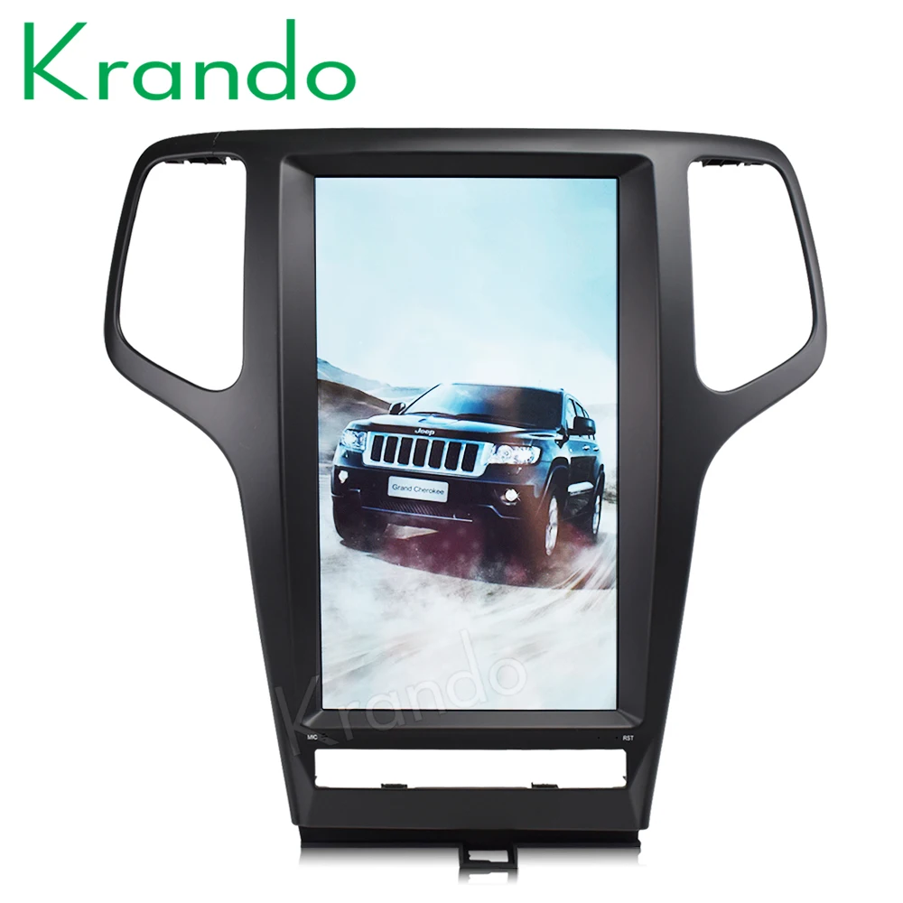 Автомобильный радиоприемник Krando Android PX6 8 1 4 + 64 Гб 13 3 дюйма Tesla с вертикальным