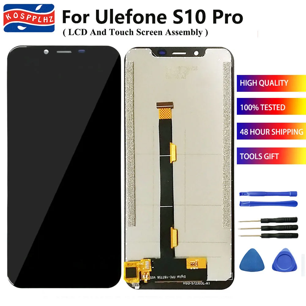 KOSPPLHZ 5 7 &quotдля Ulefone S10 Pro ЖК-дисплей кодирующий преобразователь сенсорного экрана в