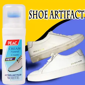 

Magic Refreshed White Shoe Cleaner Cream For Handbags Clothing Leather Shoe Tool Kit Products #85238