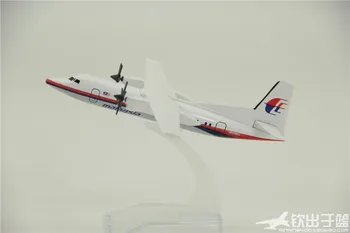

14cm Malaysia Airlines Airplane Model Diecast 1:400 F50 Fokker FK-50 Malaysian Airlines Gift Model Alloy Toys for Children