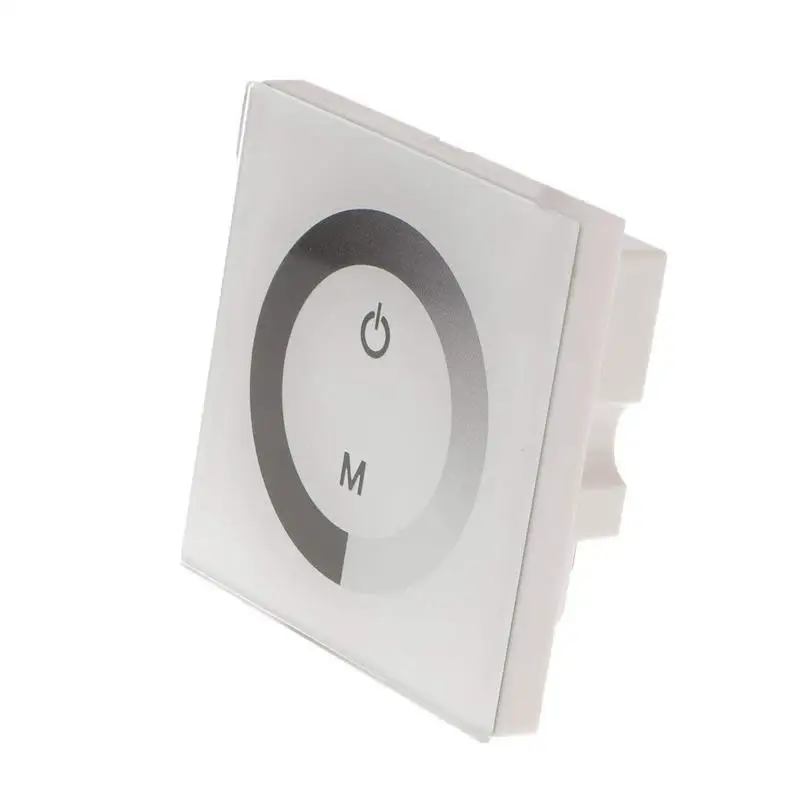 

Press wall-mounted LED RGB strip controller to control 12V-24V switch dimmer