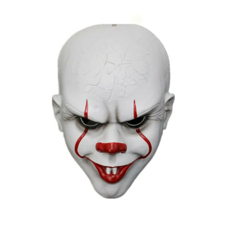 Хэллоуин пугающая маска Stephen King's It Косплей Маска Pennywise полимерный шлем Необычные Хэллоуин вечерние реквизит
