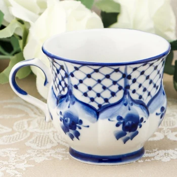 

Mug "Tenderness", gzhel, porcelain, 2C 3299640