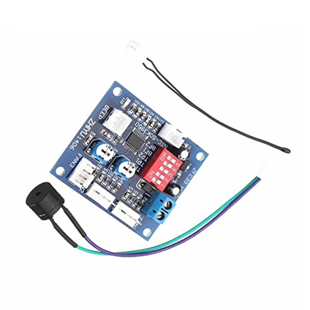

12V Buzzer Parts High Temp Alarm Professional Mini Speed Controller CPU Module Sensor Fan Temperature Control Accessories Board