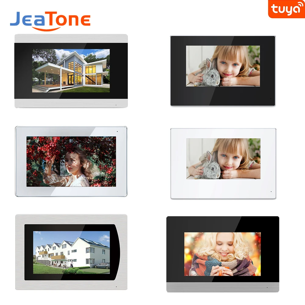 Jeatone SIP IP монитор экран для видеодомофона PoE 7 дюймов 87709 87710 87111 87712 87714 87721 |