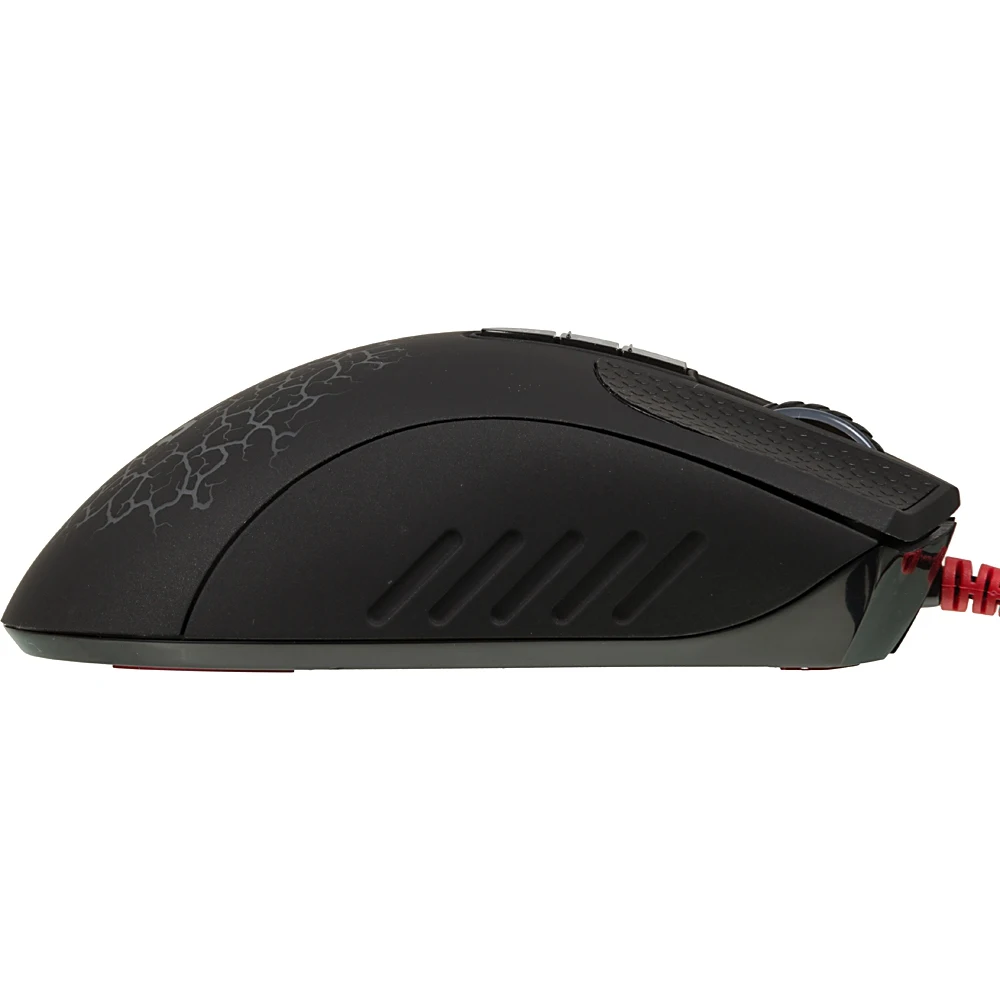 Мышь A4 Bloody AL9 Blazing черный лазерная(8200dpi) USB2.0 игровая(8but
