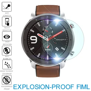 

#30 Explosion-proof TPU Screen Protector Film For AMAZFIT GTR Smart Watch 47mm Smartwatch Screen Protector 3 Pack