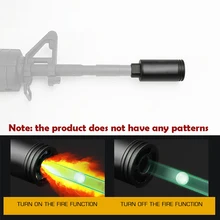 No Picture Version Airsoft Tracer Lighter Green Light Imitation Fire Tracing Paintball Pistol Simulation Shooting Fluorescent