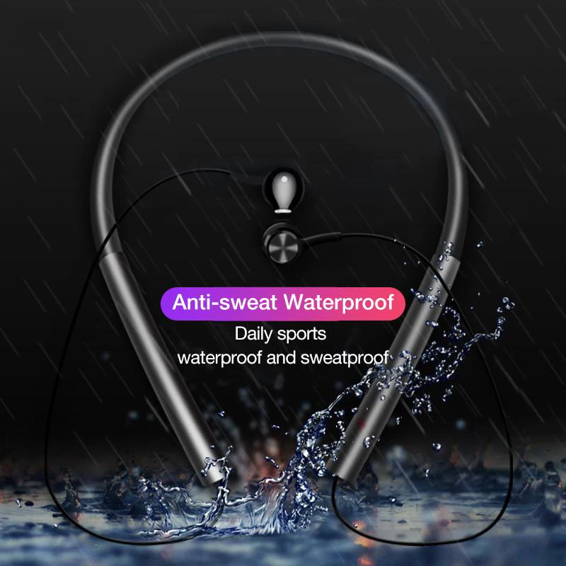Magnetic Wireless Bluetooth Earphone Neckband Earbuds Handsfree Sport Stereo Earpieces For Samsung Xiaomi With MIC | Электроника