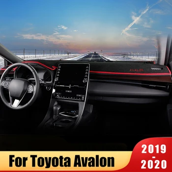 

Car Dashboard Avoid light Pad Instrument Platform Desk Cover Mats Carpets for Toyota Avalon 2019 2020 Accessories