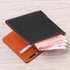 2022 New  PU Leather Men Wallet Sollid Thin Bifold Money Clips Fashion Business Wallet Purse ► Photo 3/6