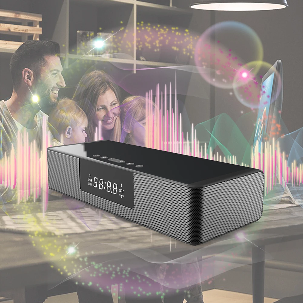 Беспроводная звуковая панель BS39A с Bluetooth колонка для домашнего кинотеатра