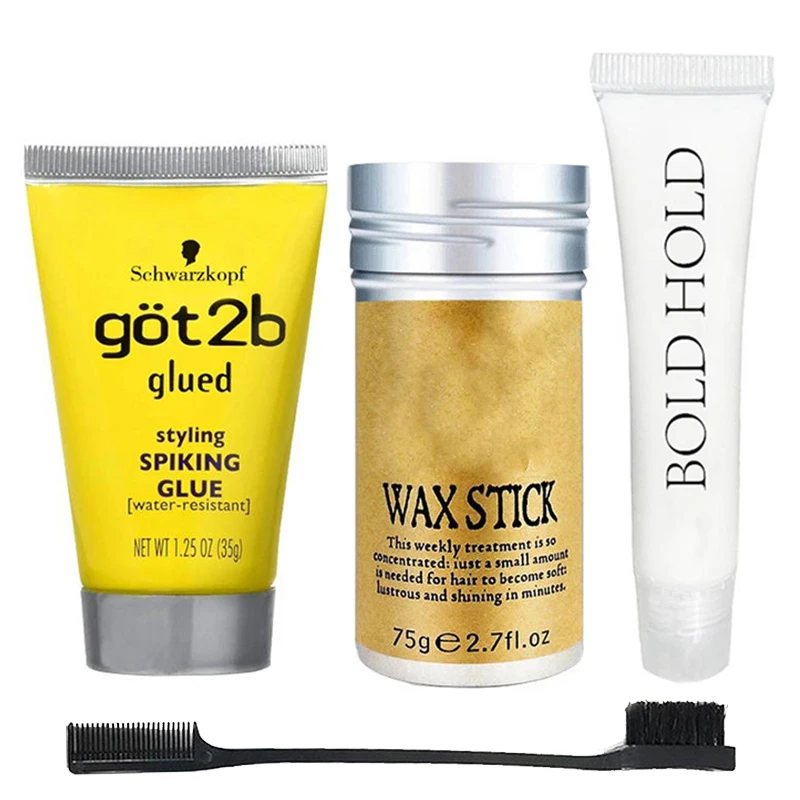 Wig Glue Bold Hold Waterproof Lace Glue got 2b Spray Human Hair