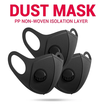 

Motorcycle Masks Face Mask Mouth Caps Unisex Breath Valve Face Shield Men Women Balaclava Dust Protection Mask Mouth Reusable
