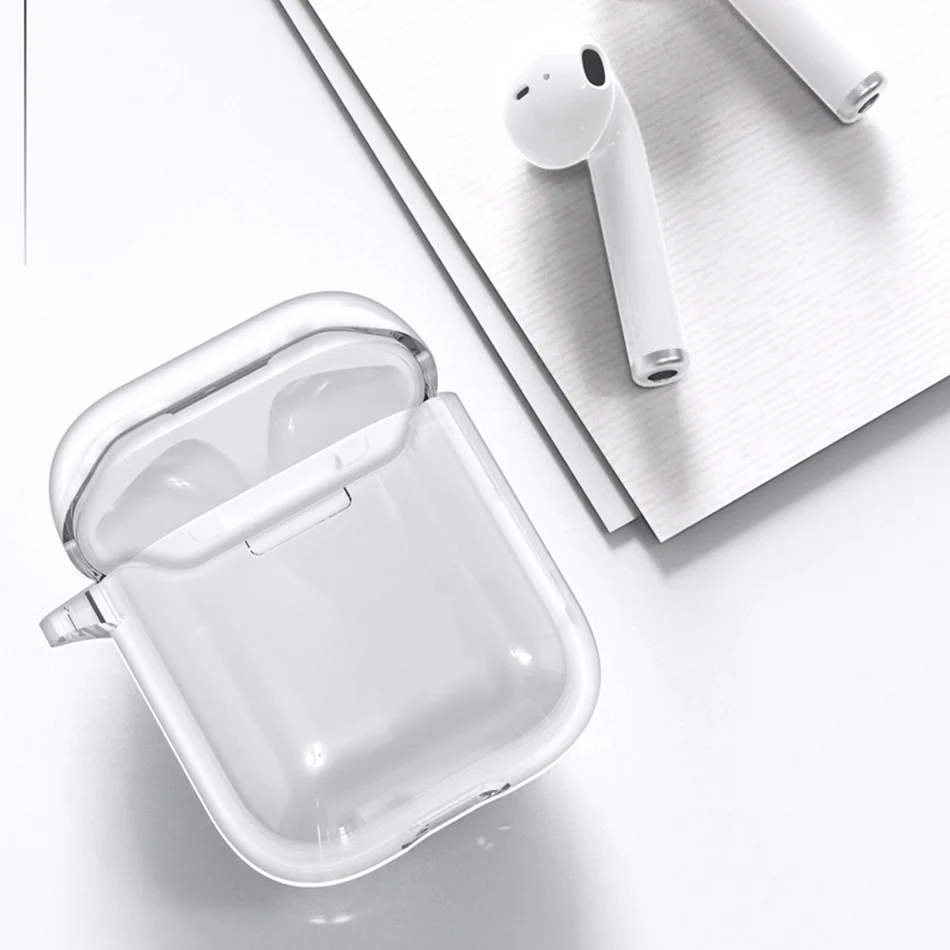 Наушники в виде кролика чехол для Airpods 2 чехол силиконовый хлеб сливочный чехол для Apple Air pods чехол Динозавр для наушников ремешок для наушников - Цвет: 086