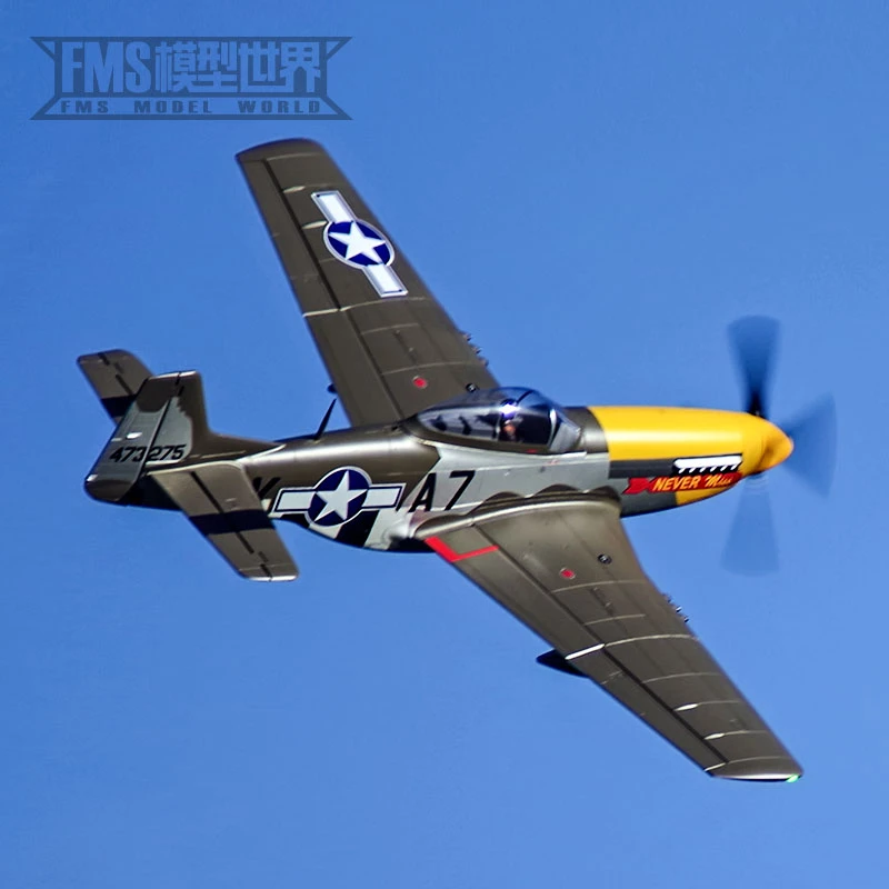 Pesawat Skala Mustang FMS RC Warbird 