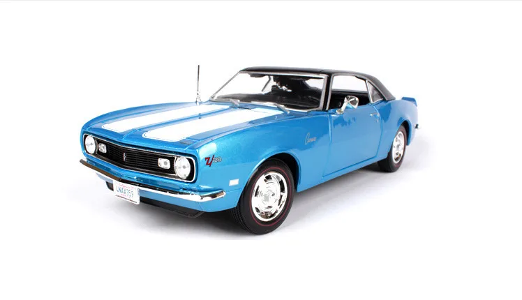 Maisto 1:18 1968 Chevrolet Camaro Z2 модель автомобиля из сплава Игрушечная машина украшение коллекционный подарок игрушка Литье модель игрушка для