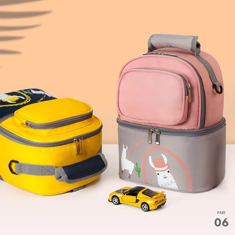 

New Waterproof Maternity Feeding Milk Fresh Keeping Bag Breast Milk Thermal Backpack Double Layers Nursing Bag Cooler Bags