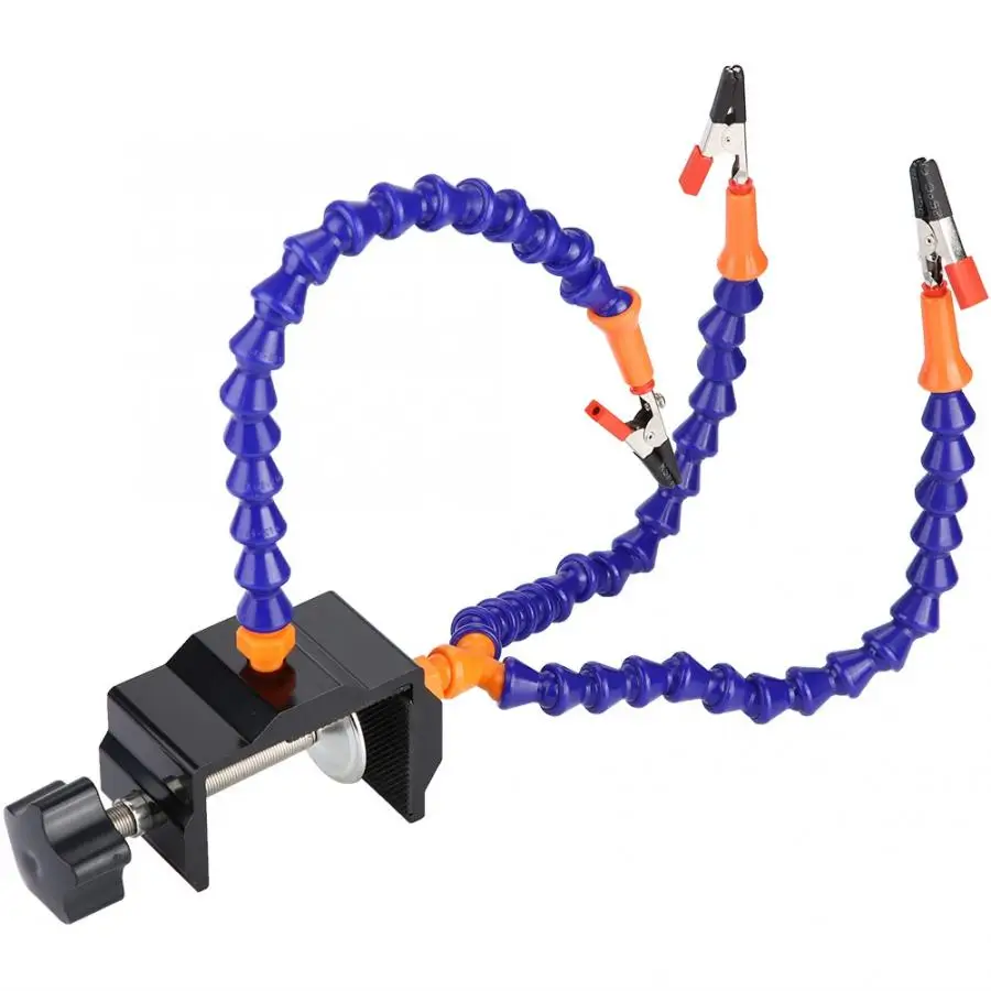 

3 Arms Adjustable Soldering Station Table Clip Soldering Station for Electronics Repair Welding Solder Station DIY Repairing