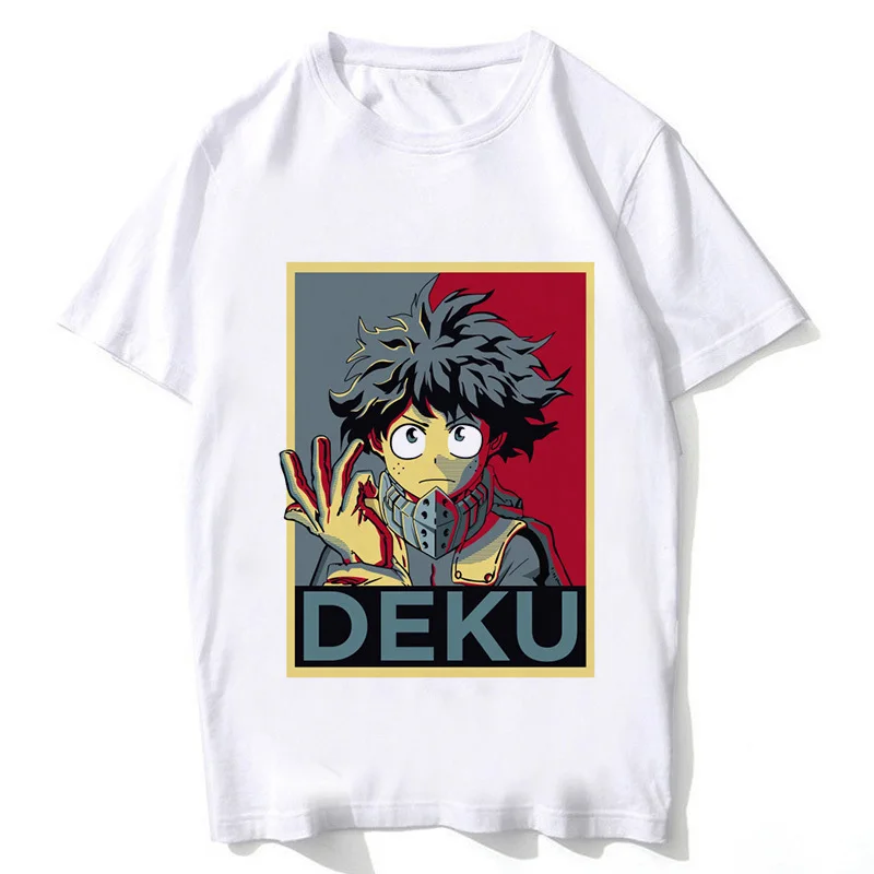 Футболка Boku No hero academic Футболка с принтом deku футболка с аниме «Мой герой» летняя футболка для мужчин, женщин и детей футболки