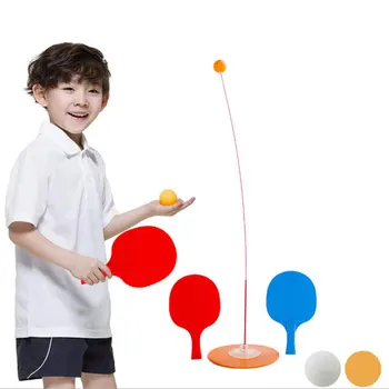 

Children Outdoor Indoor Table Tennis Ball Trainer Toy Elastic Shaft Relieve Stress Self-training Artifact Toy Single Exercis Toy