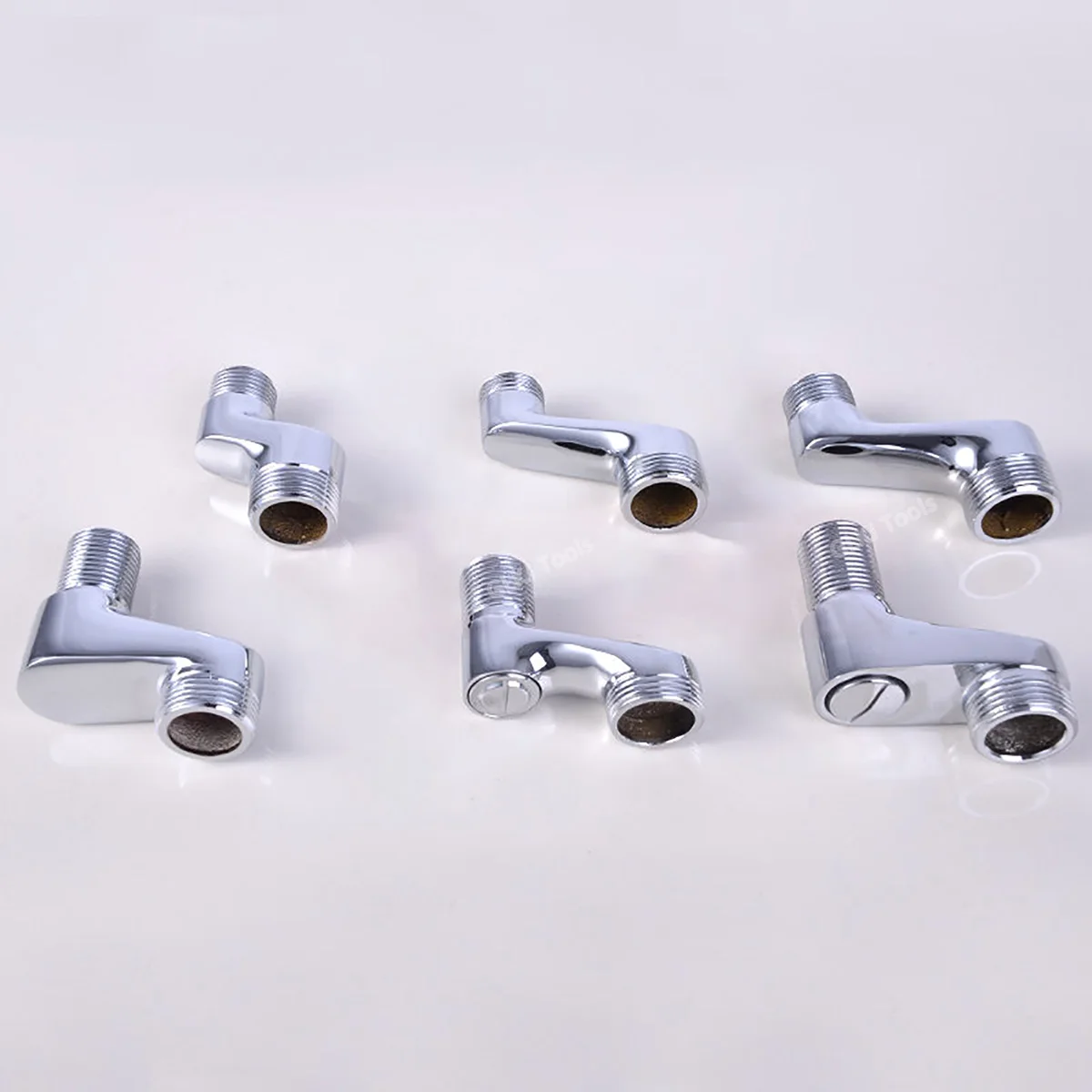1pcs Shower Faucet Curved Foot Fittings Shower Room Pipe Bend Connector Bathroom Elbow Reducing Kitchen Angled Change Joint