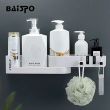 BAISPO угловая полка для душа креативная ванная комната бесплатно пробивая шампунь полка для душа мыло корзинка для косметики держатель для хранения кухни