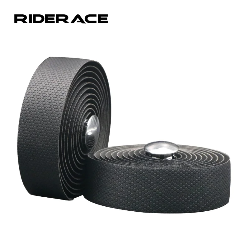 Bicycle Handlebars Tape PU Leather Particle Style Perforated Belt