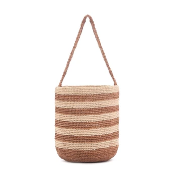 

Bucket Bag Fashion Straw Bag for Women Popular Beach Bag Summer Woven Tote Ladies Cute Travel Clutch