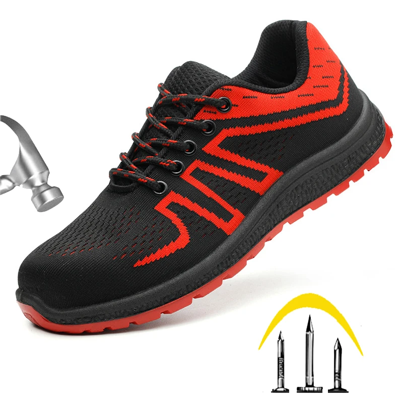 steel toe non slip sneakers