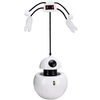 

Automatic Rotating Ball Tumbler Cat Kitten Light Pointer Toy Multifunction Spinning Pets Catcher Non-Handhold Fun Chaser Interac
