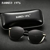 BANNED 1976 Luxury Women Sunglasses Fashion Round Ladies Vintage Retro Brand Designer Oversized Female Sun Glasses oculos gafas ► Photo 3/6