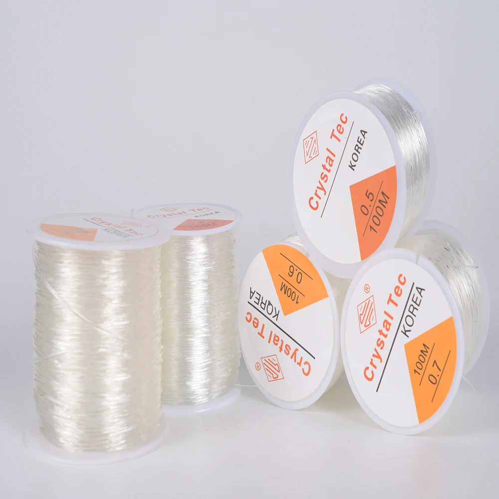 Cords Beading-String Bracelet Crystal Diy Necklace Elastic Stretchy-Thread Strong 100m