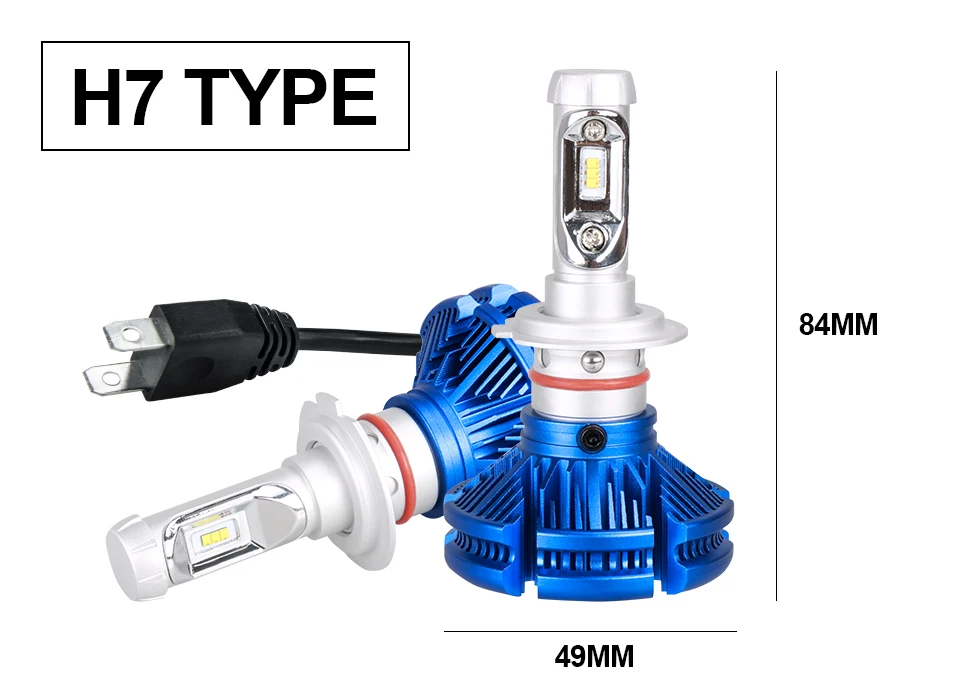 12V Led H4 Car Headlight Bulb H4 Led H7 H11 H1 9005 9006 9012 H3 6500K Auto Head Lamp Fog Lights For Nissan QashqaiAltimaVersa-16