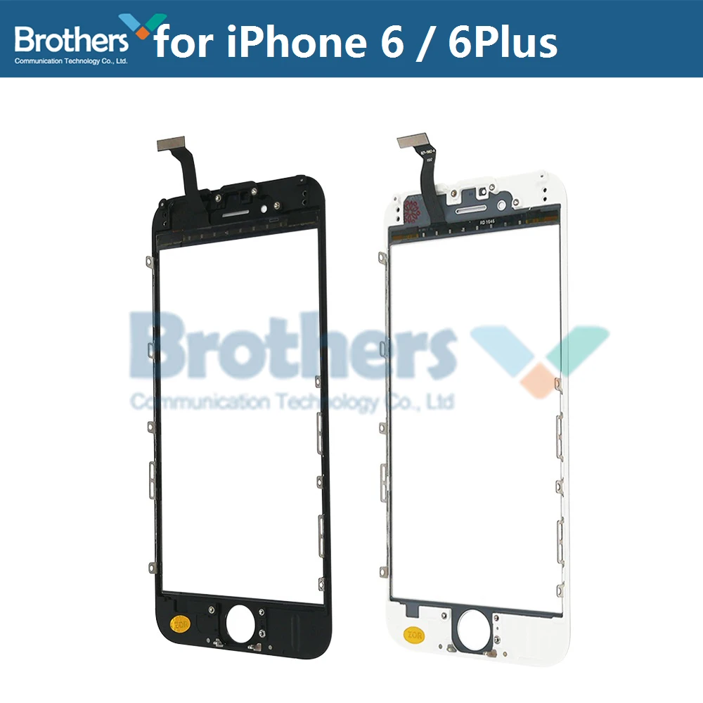 Сенсорный экран дигитайзер для iPhone 6 6Plus Сенсорное стекло с держателем для iPhone 6G сенсорный экран замена панели тестирование