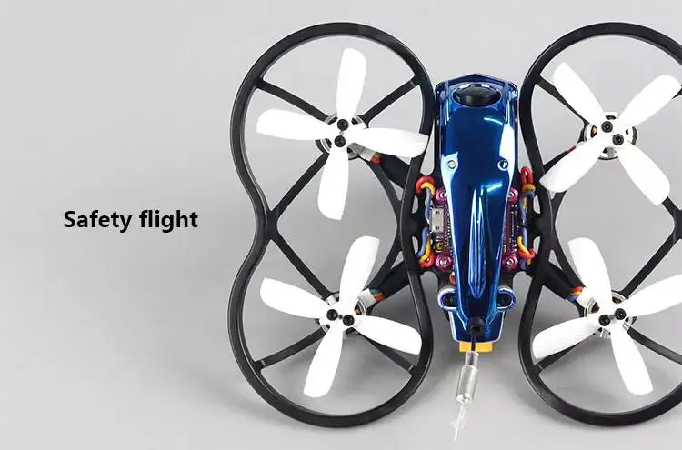 LDARC 90GTI-FPV 98 мм 3S 2 дюйма Whoop FPV гоночный Дрон BNF/PNP 4 FC OSD 20A Blheli_S бесщеточный ESC 200mW VTX 1200TVL Cam