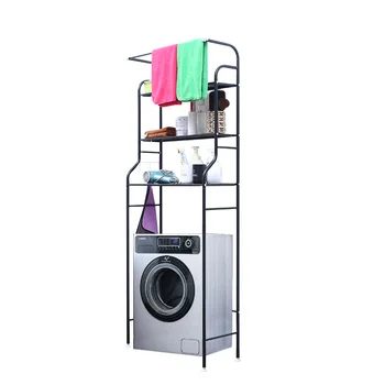 

Upgrade 3Tiers Stainless Steel Storage Rack Over Toilet/Laundry/Washing Machine Rack Shelf Bathroom Space Saver Organizer Stand