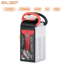 GOLDBAT FPV Lipo батарея 1300mAh 5S 100C 18 5 V Drone lipo 5s с разъемом XT60 для Heli Airplane
