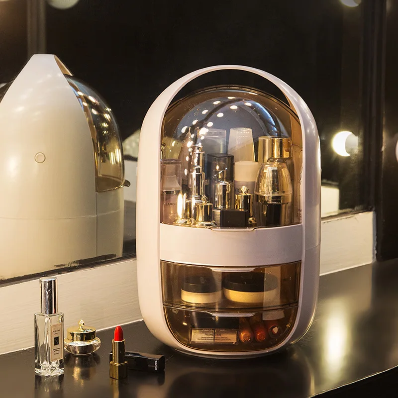 Super Large Space Swan Egg Style Cosmetic Box High quality Cosmetic Receiving Box Shelf Your Mobile 5