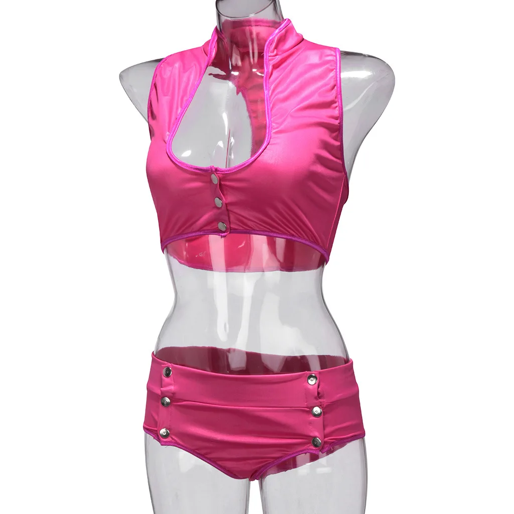 Faux Leather Sexi Women Panties Porno Sexy Lingerie Set Corset Sex Top Blouse Erotic Underwear Ladies Panty Pole Dance_voghion.com