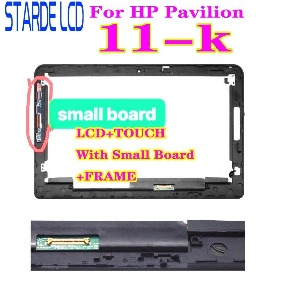ЖК-дисплей 11 6 ''для HP Pavilion 11-K 11K 11-k103ns 11-k102la 11-k101la 11-k180no сенсорный экран с