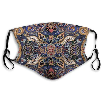 

Vintage Print Fashion Mouth Masks For Women Men Face Cover Dustproof Anti Fog Ear Loops Masks Reusable Face Cover Mascarillas