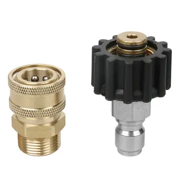 

Male Female Fitting Sprayer Tube Adapter Set Pressure Washer Quick Release Connect to Wand Coupling High Pressure Washer