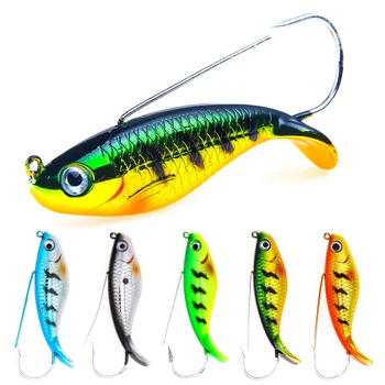 

5pcs 8.5cm 21.2g metal lure Spinner Lure Lifelike Hard Baits Tungsten weight system wobbler model crank bait lead minnow jigging