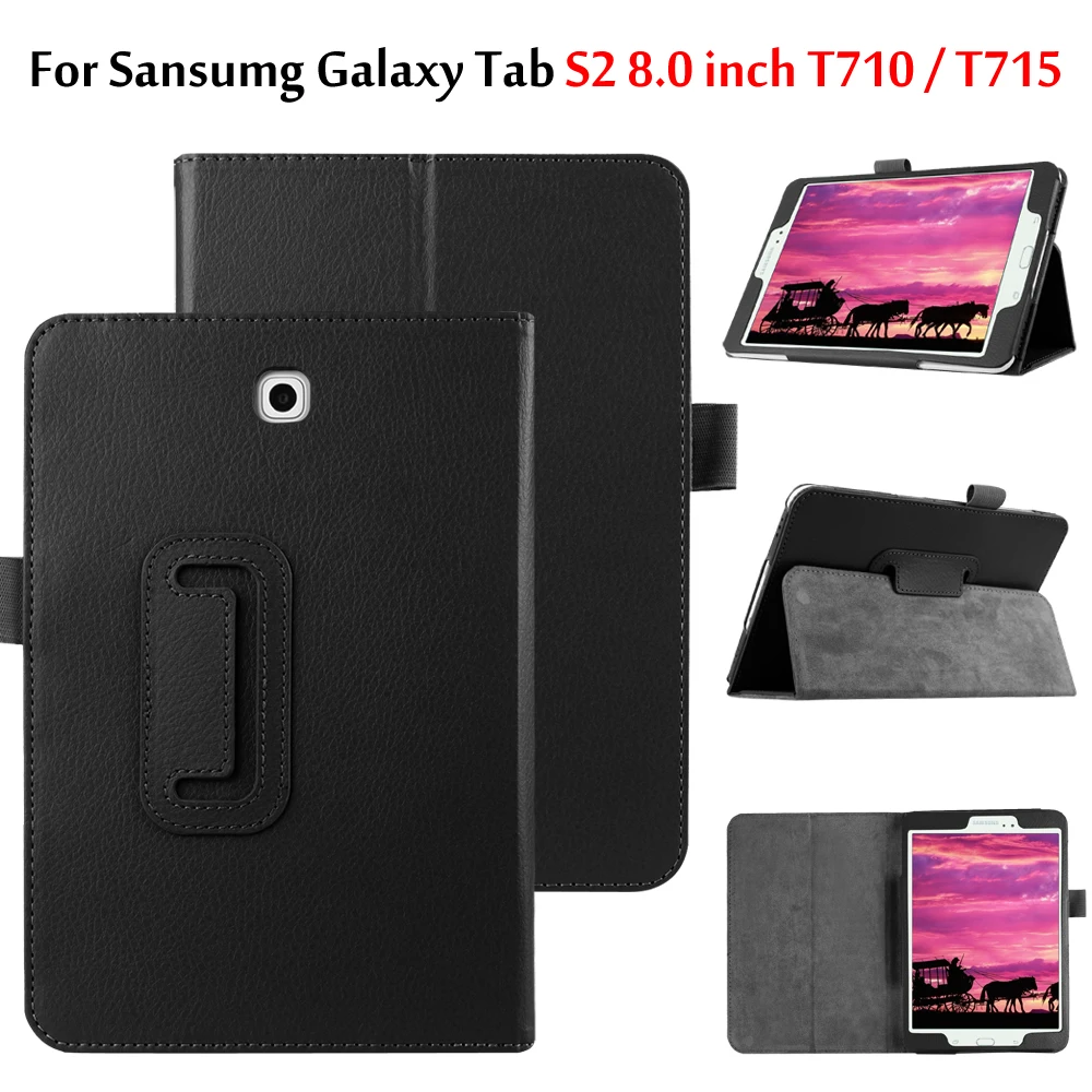 Чехол для Samsung Galaxy Tab S2 8 0 дюймов T710 T715 SM-T713 SM-T719 Чехол-книжка из мягкой кожи