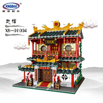 

DHL XB01004 2882pcs Creator Architecture The Chinese Martial Art Set Building Blocks Bricks Toys for Children Christmas Gift