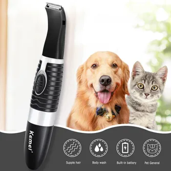 

Electric Clippers Pet Eyebrow Clipper Professional Hair Cutting Trimmer With Battery Guide Comb Corner Hair Shaver Grooming Kit