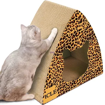 

Scratching Corrugated Feeding Bowl Scratching Board Cat Bed Pattern Cat Toys Cat Scratcher Catnip Toys