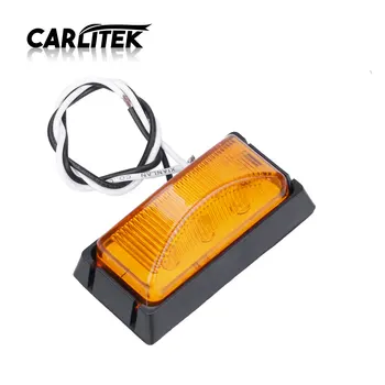 

6LED Amber Yellow 6 LED Clearence Truck Bus Trailer Lorry Caravan Side Marker 12V 24V E4 Side Marker Indicators Light Lamp